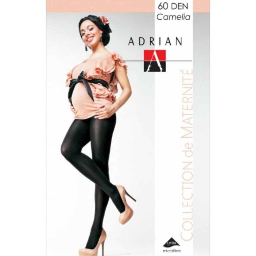 Pregnancy Maternity Tights Opaque 60 Den Black